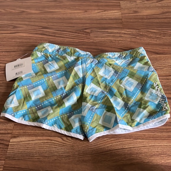 Body Glove Board shorts Prepster Sz 5 Plaid blue green NWT - Picture 2 of 4